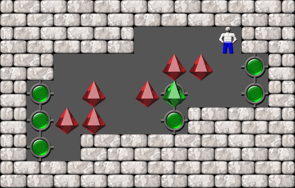 Сокобан More Bugs collections уровень 668